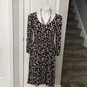 INDIGO ROSE FLORAL DRESS